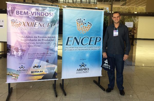 Coordenador de Engenharia de Produção participa de evento na Bahia