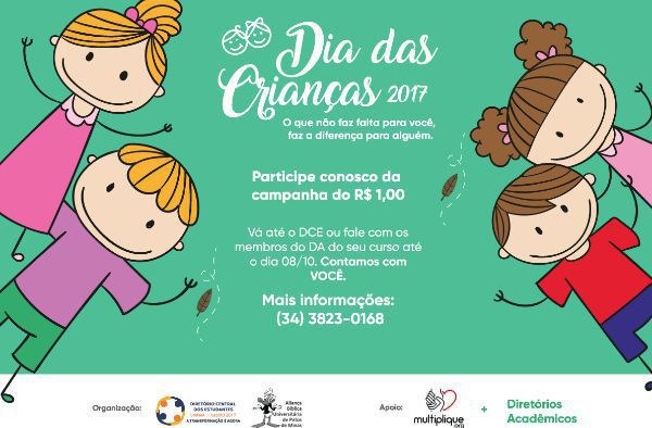 DCE, ABU e parceiros promovem Campanha R$1,00