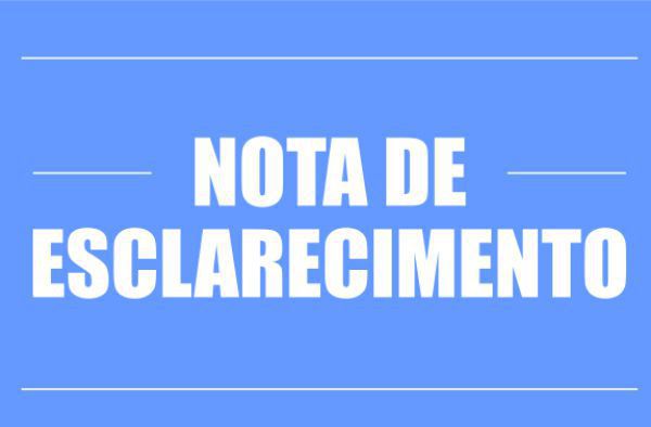 Nota de Esclarecimento