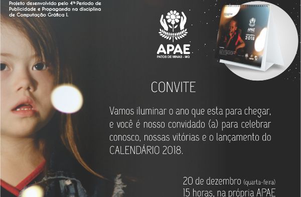 Alunos do UNIPAM lançam calendário beneficente para a APAE