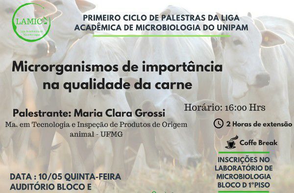 Liga Acadêmica de Microbiologia promove ciclo de palestras