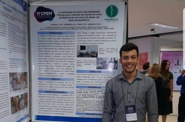 Aluno de Medicina participa de Congresso em Campinas