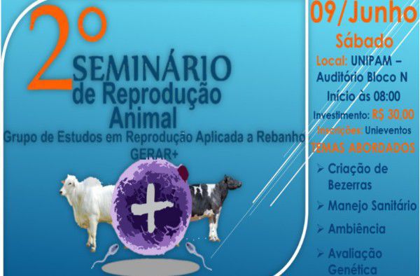 2º Seminário de Reprodução Animal será realizado no UNIPAM