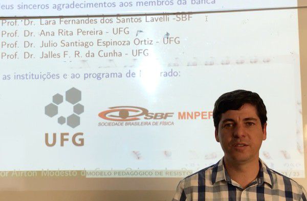 Professor do UNIPAM conclui Mestrado na UFG