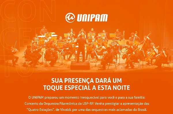 UNIPAM promove concerto com a Orquestra Filarmônica da USP-RP