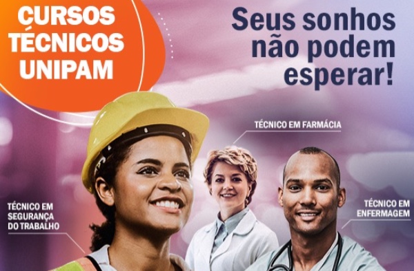 Inscrições para a seleção de bolsas dos cursos técnicos, do UNIPAM, estão abertas