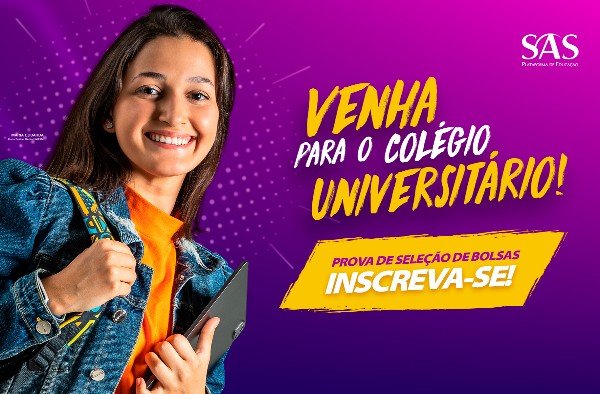 Inscrições para seleção de bolsas do Colégio Universitário estão abertas