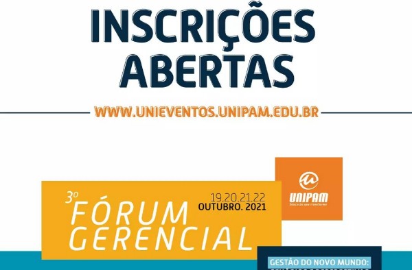 UNIPAM promoverá terceira edição do “Fórum Gerencial”