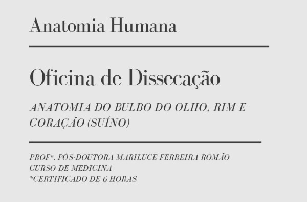 Professora do UNIPAM ministrará oficina de dissecação