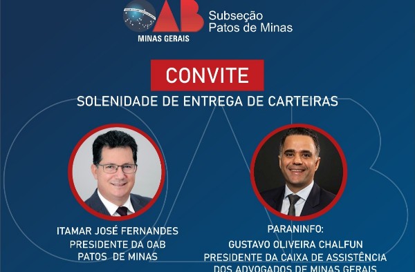 Solenidade de Entrega de Carteiras será realizada no UNIPAM