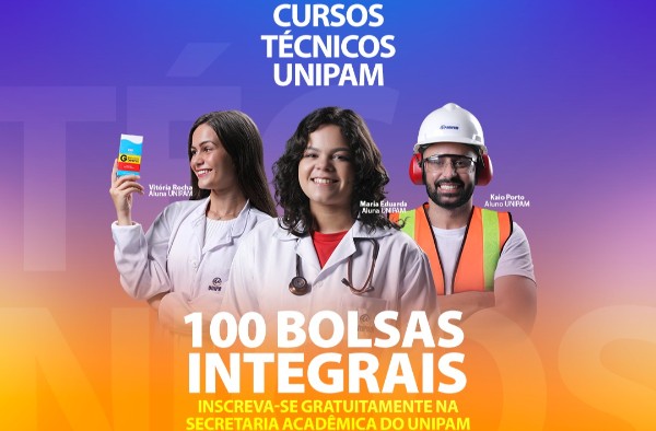 Colégio Universitário UNIPAM ofertará bolsas de estudo para os cursos técnicos