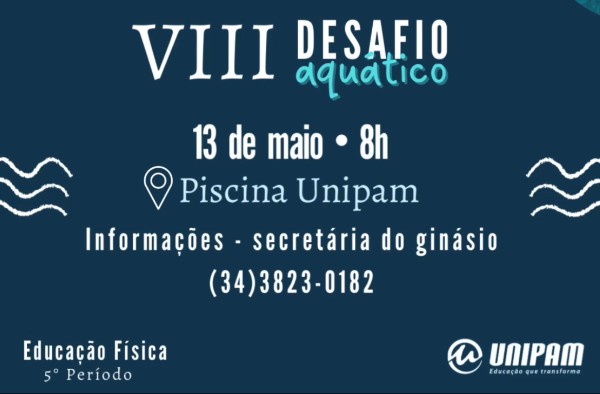 Curso de Educação Física promove VIII edição do Desafio Aquático