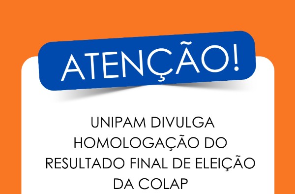 Homologação do resultado final: COLAP