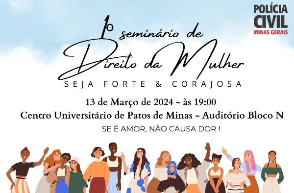 1º Seminário de Direito da Mulher será promovido no UNIPAM