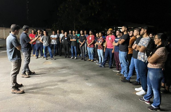 Alunos do curso Técnico em Soldagem realizam visita técnica à Engeman Engenharia