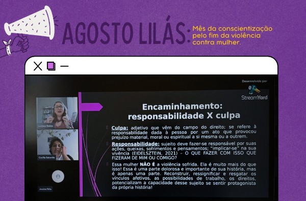 DA de Psicologia realiza palestras sobre o combate à violência contra a mulher