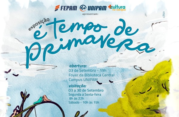 Exposição “É Tempo de Primavera” será aberta no UNIPAM