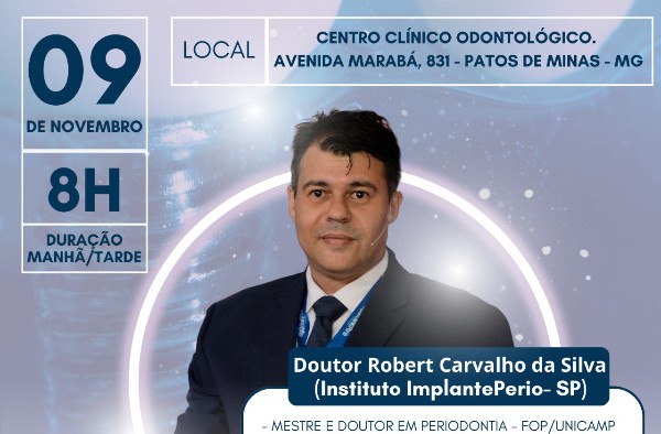 “Perio-Implantodontia Contemporânea” é tema de curso no Centro Clínico Odontológico