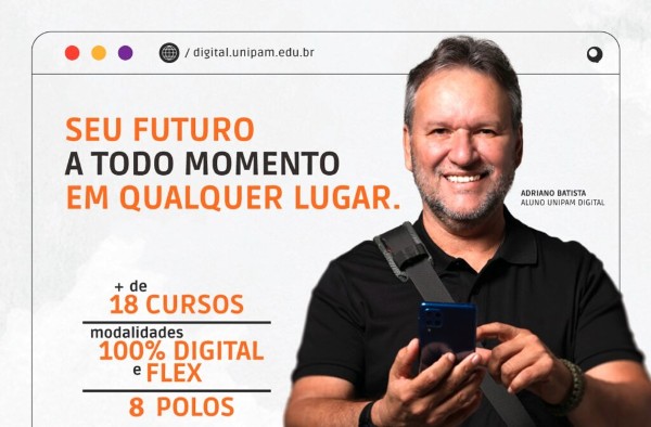 UNIPAM está com inscrições abertas para o Vestibular da Educação Digital