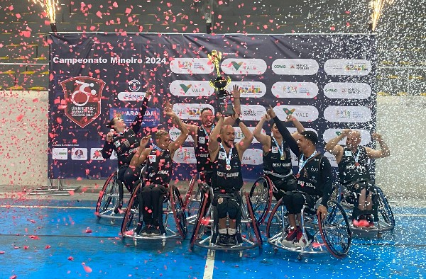 APP/UNIPAM/DB é campeã mineira de basquete em cadeiras de rodas 