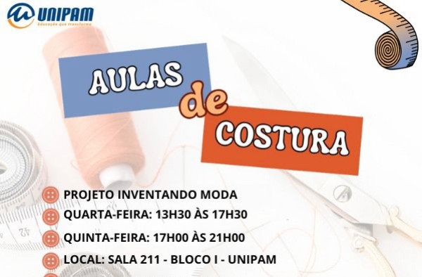 “Projeto Inventando Moda” ofertará aulas de costura no UNIPAM 