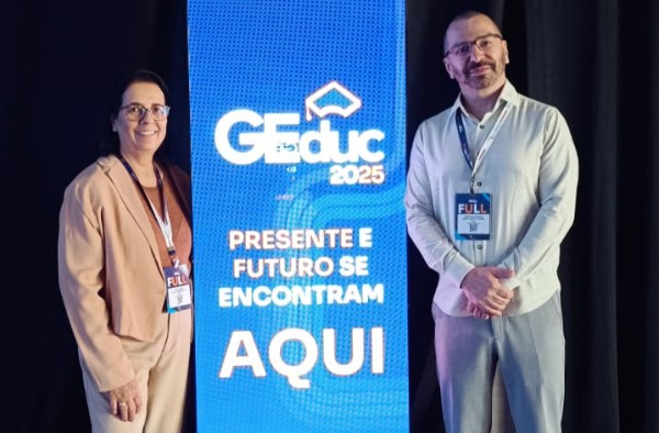 Reitor e pró-reitora do UNIPAM participam de Congresso de Gestão Educacional