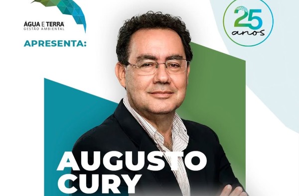 Augusto Cury ministra, neste mês, palestra em Patos de Minas